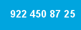 922 450 87 25